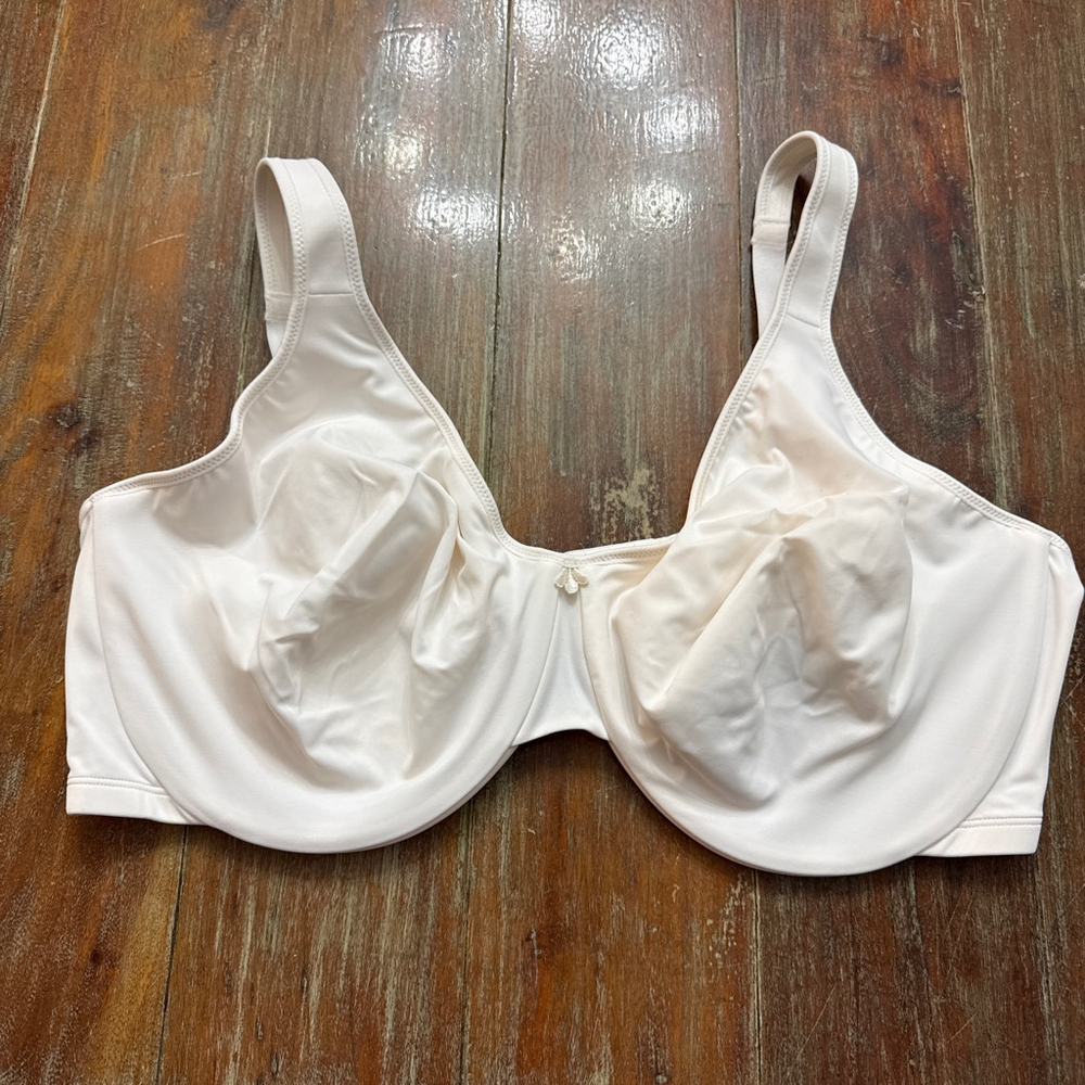 DELIMIRA Minimizer Bra 44E Coconut White NWT